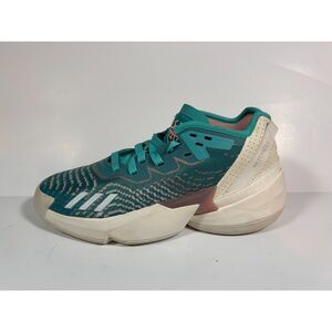 Adidas DON Issue 4 J Int. Womens Day Teal Pink Basketball Shoes 7 Retro Court